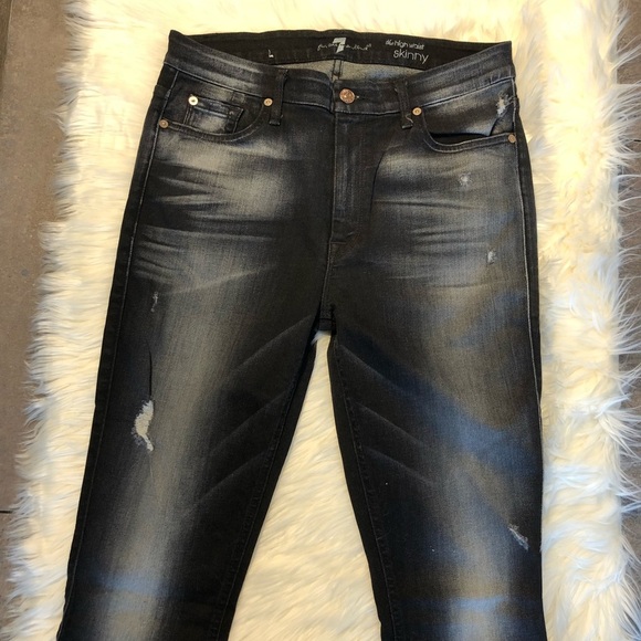 5[7ForAllMankind] The high waist skinny faded - Picture 2 of 8